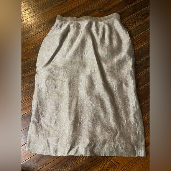 Vintage Metallic Skirt - Picture 1 of 6
